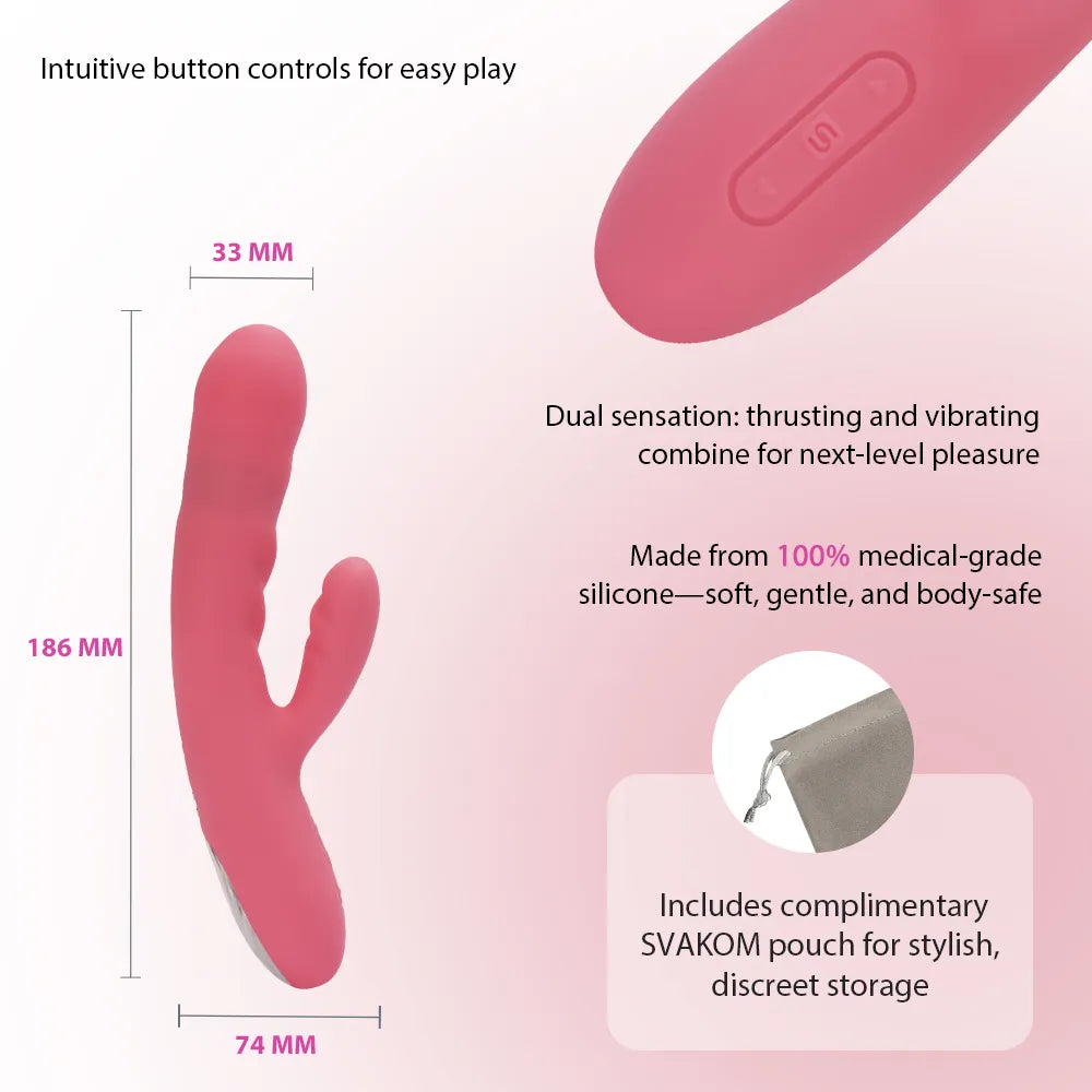 AVERY
Powerful Thrusting Rabbit Vibrator
