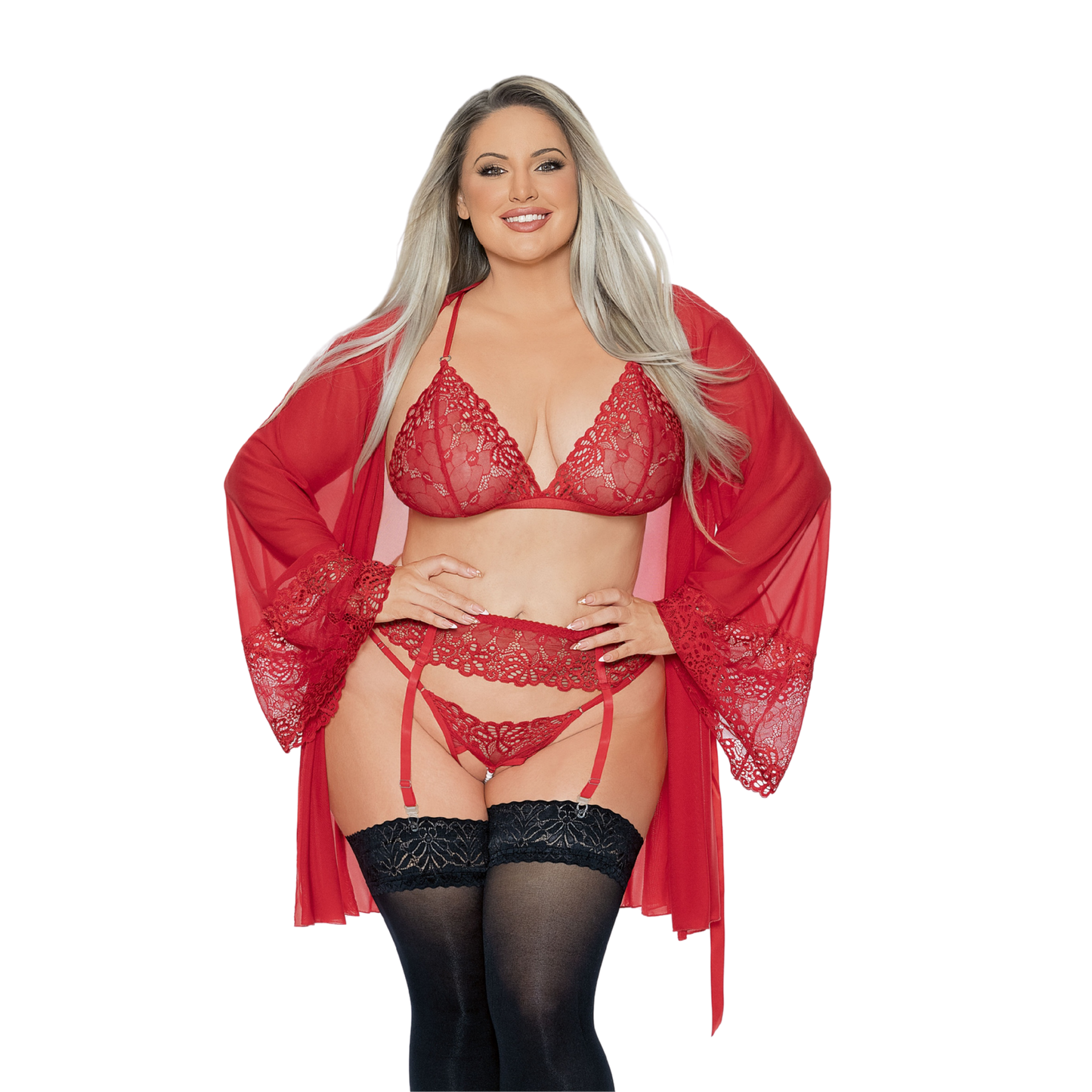 M&M Lace Robe