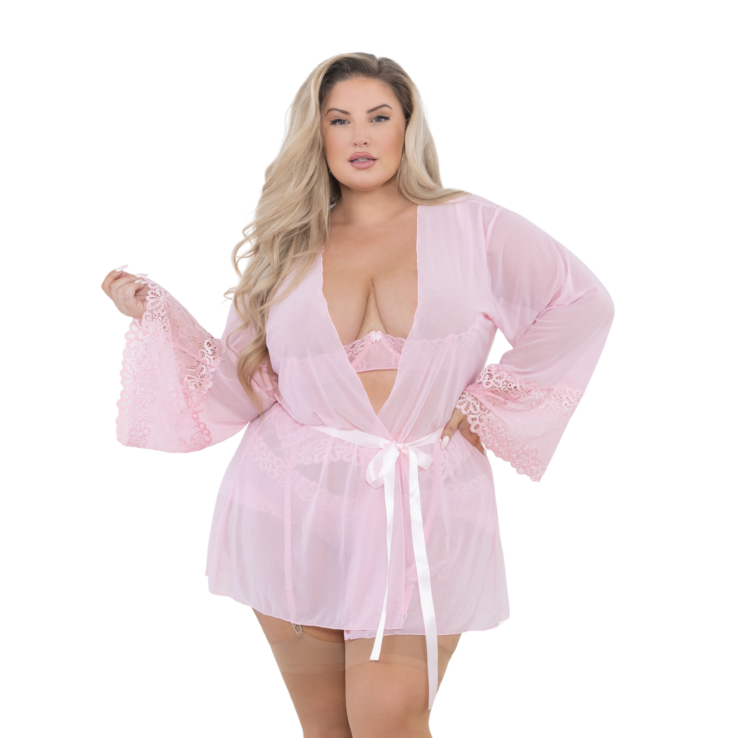 M&M Lace Robe