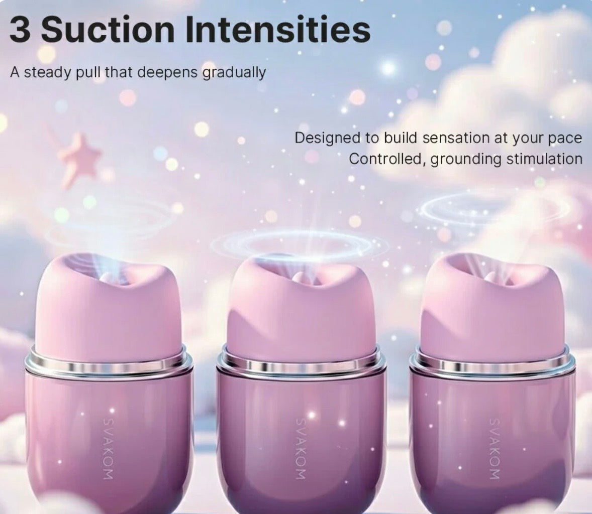 KLITTY Triple-Action Tongue Licking & Suction Vibrator