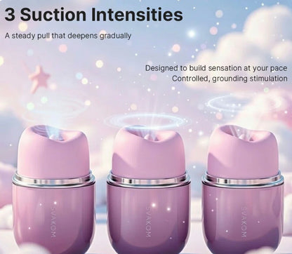 KLITTY Triple-Action Tongue Licking & Suction Vibrator
