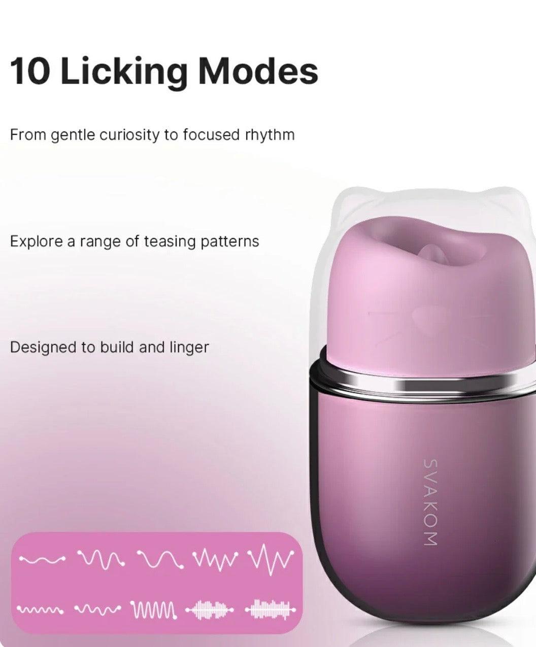 KLITTY Triple-Action Tongue Licking & Suction Vibrator