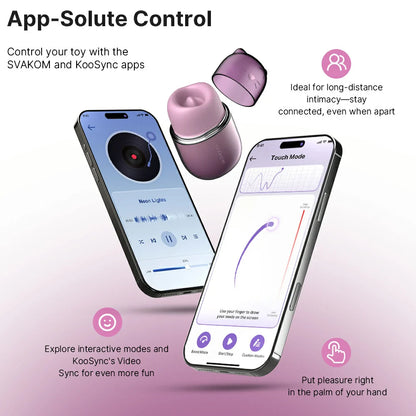 KLITTY Triple-Action Tongue Licking & Suction Vibrator