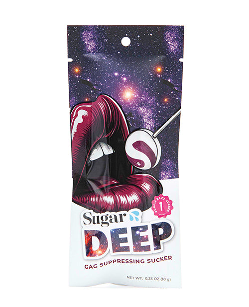 Sugar Splash Deep Gag Suppressing Purple Razz Sucker